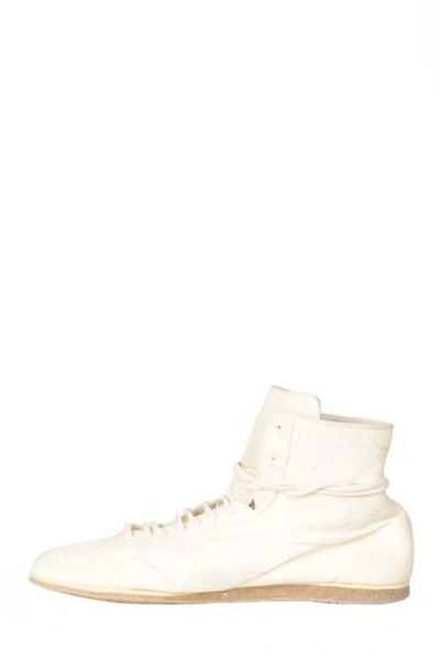 Shop Guidi Rn02p Kangaroo Sneaker In White In 42