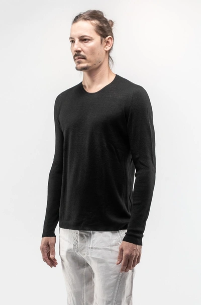 Shop Label Under Construction Circle Neck Sweater In Black In 50 It