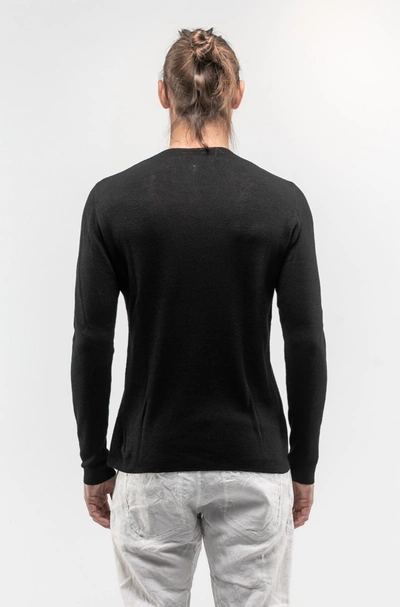 Shop Label Under Construction Circle Neck Sweater In Black In 50 It