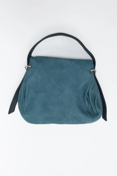Shop M.a+ Deep Teal Xs Accordion Handbag In One Size