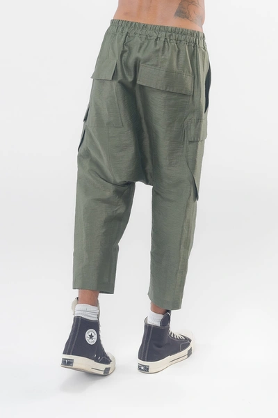 Shop Rick Owens Cargo Cropped Pant In 48
