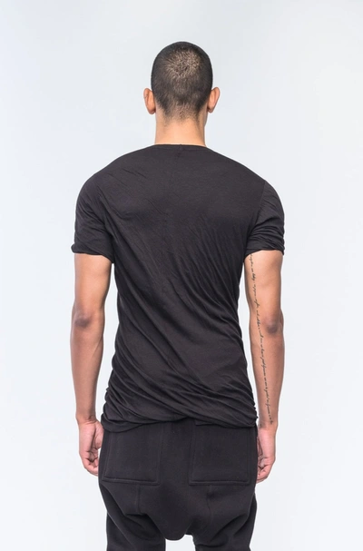 Shop Rick Owens Double Ss Tee In L