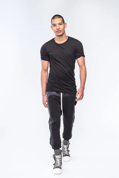 Shop Rick Owens Double Ss Tee In L