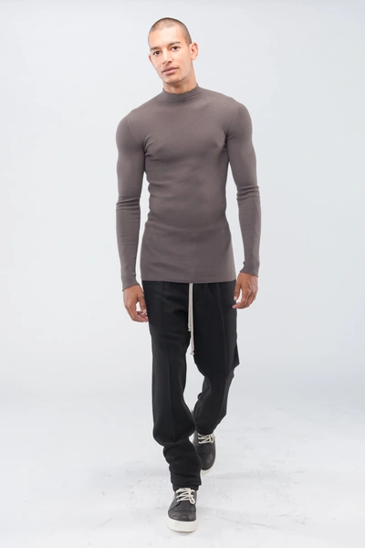 Shop Rick Owens Dust Ribbed Lupetto