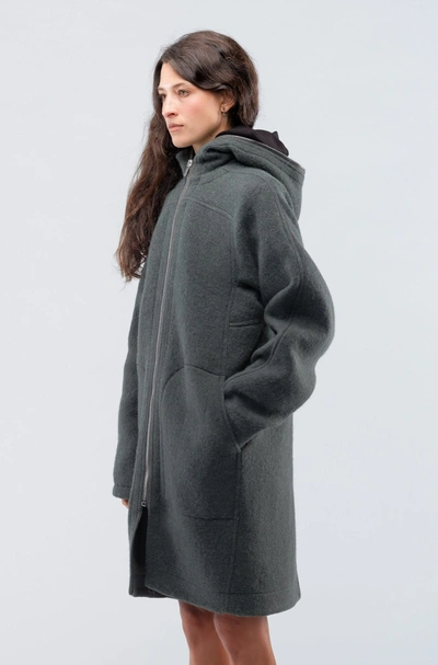 Shop Rick Owens Sealed Trench In 40