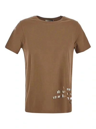 Shop 's Max Mara Aris T-shirt In Camel