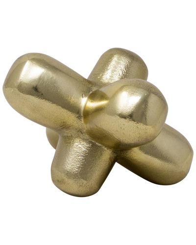 Sagebrook Home Metal Geometric Orb In Gold