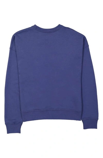Shop Champion Powerblend Relax Crew Pullover In Blown Glass Blue
