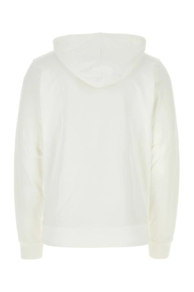 Shop Courrèges Courreges Man Cotton White Sweatshirt