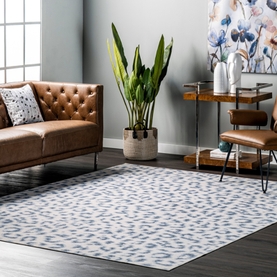 Nuloom Mason Machine Washable Contemporary Leopard Print Area Rug