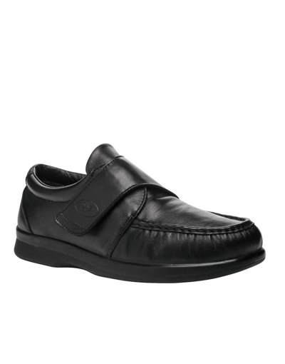 Shop Propét Men's Pucker Moc Shoes - Medium In Black