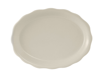 Tuxton Shell Oval Platter 12-5/8"x9-3/8", 12 Pieces