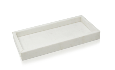Shop Vivience White Marble Tray