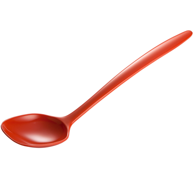 Shop Gourmac 12-inch Round Melamine Spoon In Orange