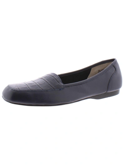 Shop Array Freedom Womens Slip On Loafers In Blue
