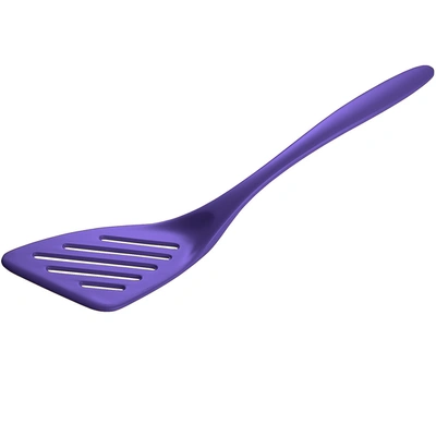 Gourmac 12-inch Melamine Slotted Turner Spatula In Purple