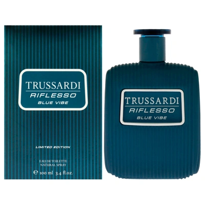 Shop Trussardi Riflesso Blue Vibe Limited Edition By  For Men - 3.4 oz Edt Spray