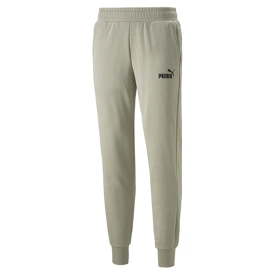 Shop Puma Men's Essentials Logo Sweatpants In Grey