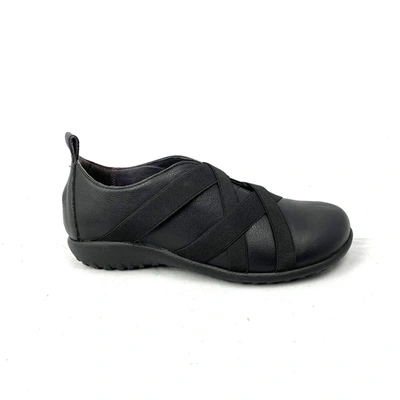 Shop Yaleet Naot Apera 11175 Shoes In Black Leather