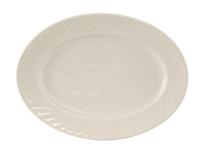 Tuxton Meridian Oval Platter 13-1/4"x10", 12 Pieces