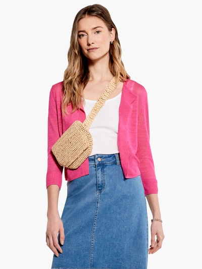 Shop Nic + Zoe Easy Featherweight Cardigan In Pink