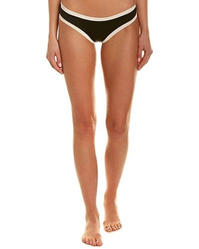 Shop L*space Domino Hart Trim Bikini Bottom In Black/white
