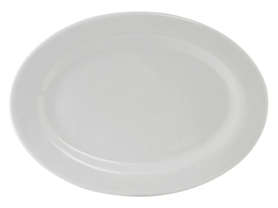 Tuxton Concentrix Oval Platter 13-3/4"x10-1/2", 6 Pieces