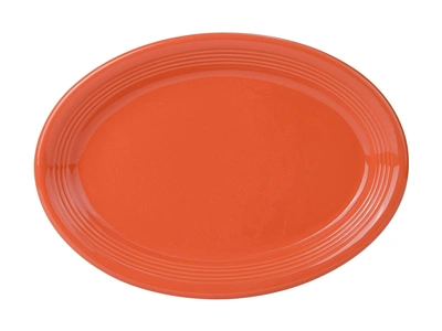 Tuxton Concentrix Oval Platter 13-1/2"x9-3/4", 6 Pieces