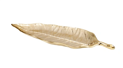 Shop Classic Touch Decor Gold Leaf Dish