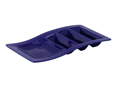 Tuxton Accessories Taco Plate Stackable 14-5/8"x8-5/8"x1-5/8", 6 Pieces