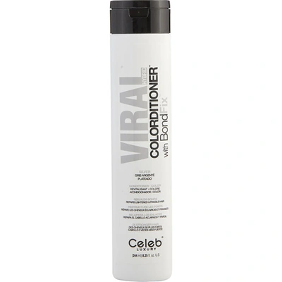 Shop Celeb Luxury 336033 8.25 oz Unisex Viral Hair Colorditioner, Silver In White