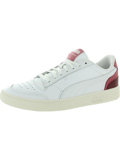 Shop Puma Ralph Sampson Womens Leather Exercise Athletic And Training Shoes In White