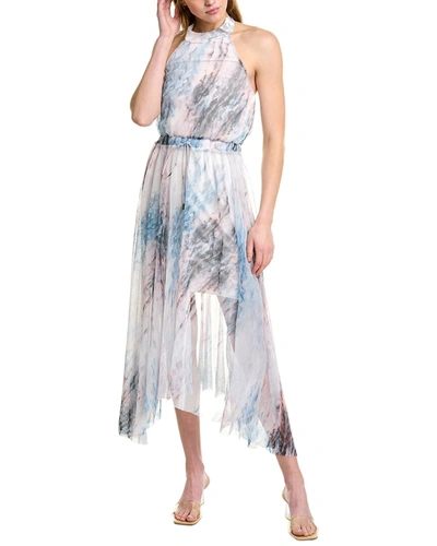 Shop Ted Baker Halter Dress In Silver