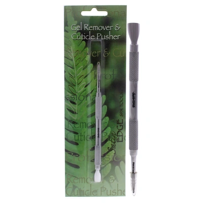 Shop Satin Edge Gel Remover And Cuticle Pusher By  For Unisex - 1 Pc Cuticle Pusher In Green