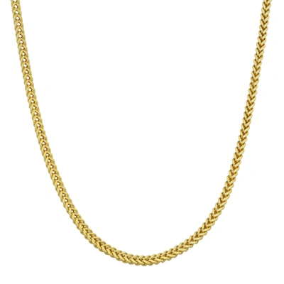 Shop Fremada 10k Yellow Gold 1.9mm Franco Link Necklace (22 Inch)