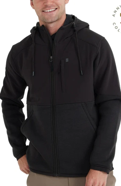 Shop Free Fly Bamboo Sherpa-lined Elements Jacket In Onyx In Black