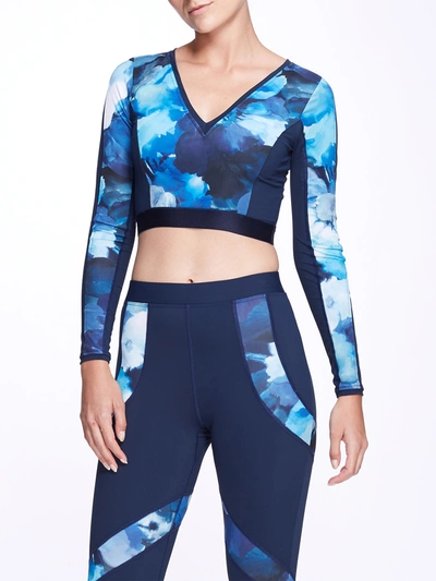 Shop Marchesa Athleisure Louisa Top In Multi