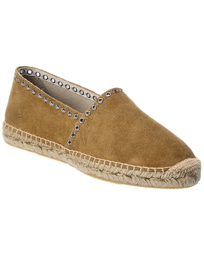 Shop Isabel Marant Canae Suede Espadrille In Beige