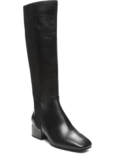 Shop Donald J Pliner Annika Womens Square Toe Dressy Knee-high Boots In Black