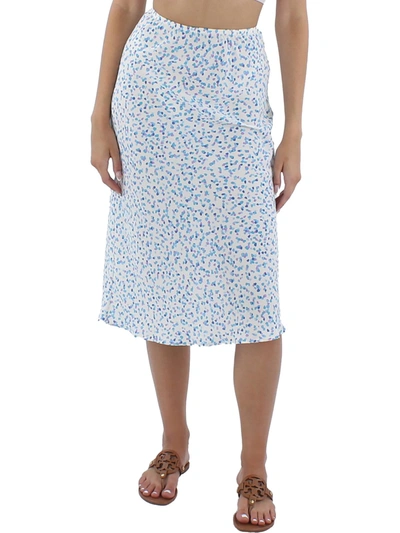Shop Ava + Esme Womens Printed Stretch A-line Skirt In White