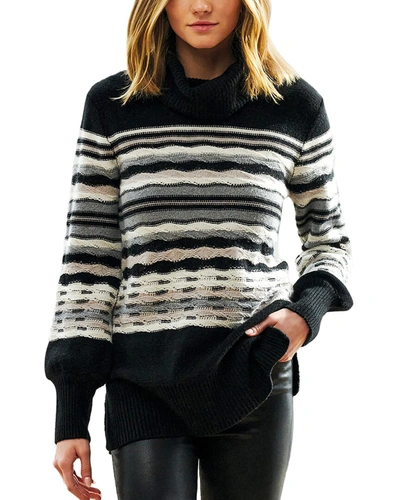 Shop Hatley Charlotte Wool-blend Sweater In Black