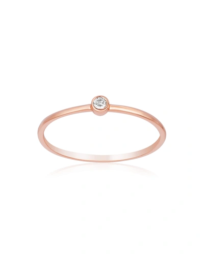 Shop Ariana Rabbani Single Diamond Gold Ring