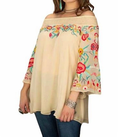 Shop Vintage Collection Emily Tunic In Beige
