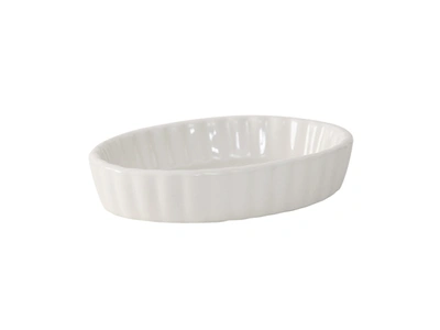 Tuxton Home Accessories Oval Creme Brulee Fluted 5oz 5-3/8"x3-3/4"x1-1/8", 24 Pieces