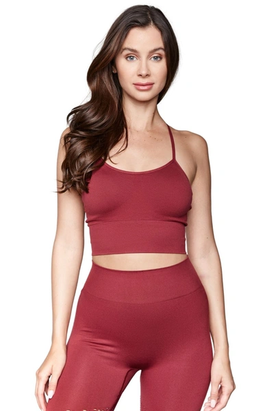 Shop Ava Active Venus Bra In Red