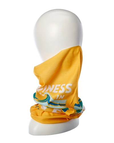 Shop Life Is Good Headband/neck Gaiter In Yellow