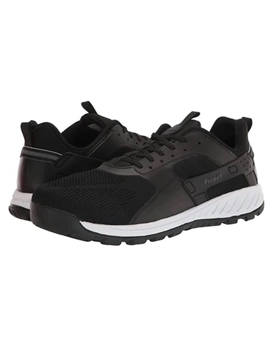 Shop Propét Men's Visp Running Shoe - Extra Extra Wide In Black/white