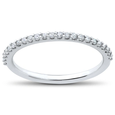 Shop Pompeii3 1/4 Ct Lab Grown Diamond Wedding Ring 14k White, Yellow, Rose Gold, Or Platinum In Silver