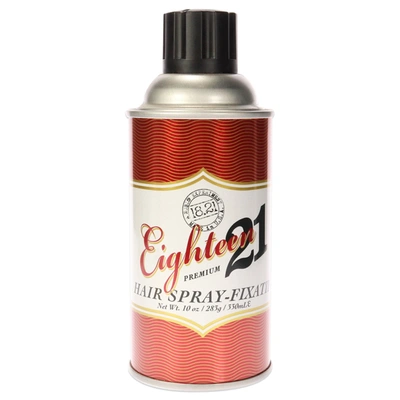 Shop Eighteen 21 Premium Hairspray For Unisex 10 oz Hair Spray In Red
