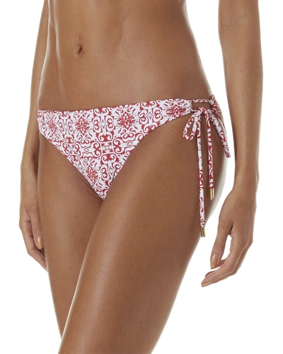 Shop Melissa Odabash Zambia Tie Side Bikini Bottom In Pink